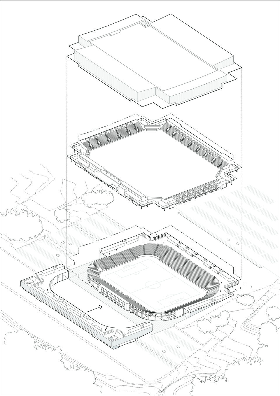 modernization project of universidad catolica stadium by idom
