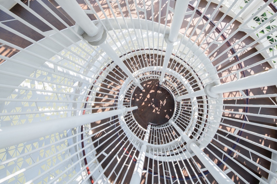 observation tower of dongzhai harbor mangrove natural reserve area by architectural design research institute of scut co ltd