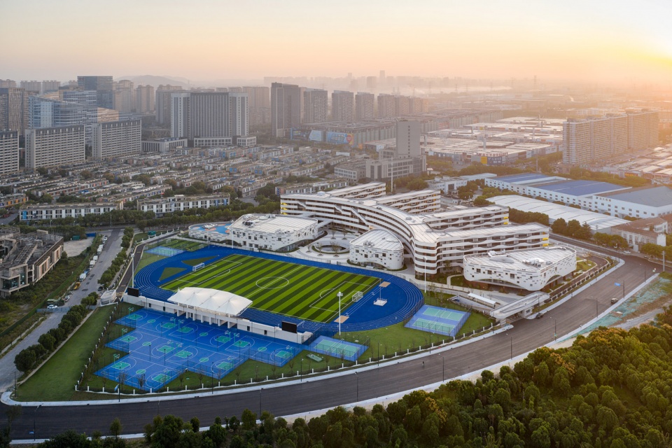 wuxi xinwu shixin experimental school by minax architects