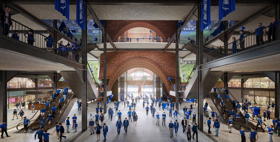 Birmingham City Football Club new stadium by Heatherwick Studio MANICA