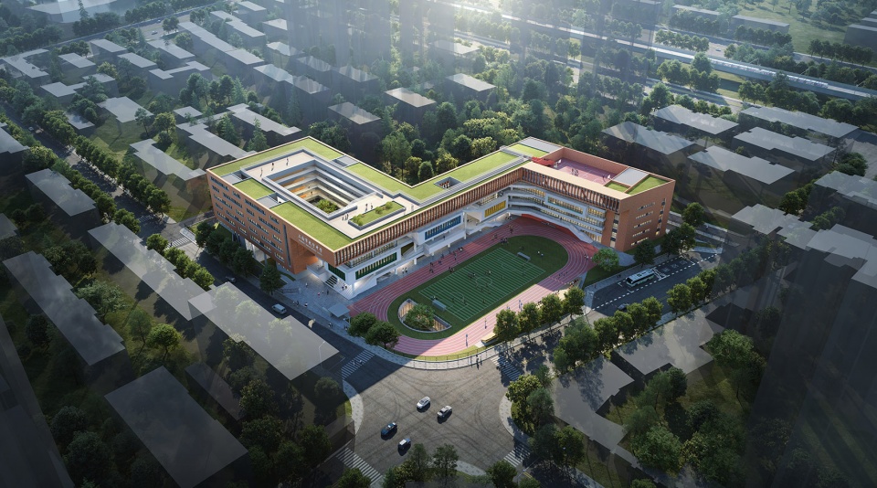 The Relocation and Expansion Project of Wuning Middle School in Putuo District Shanghai by Atelier Archmixing