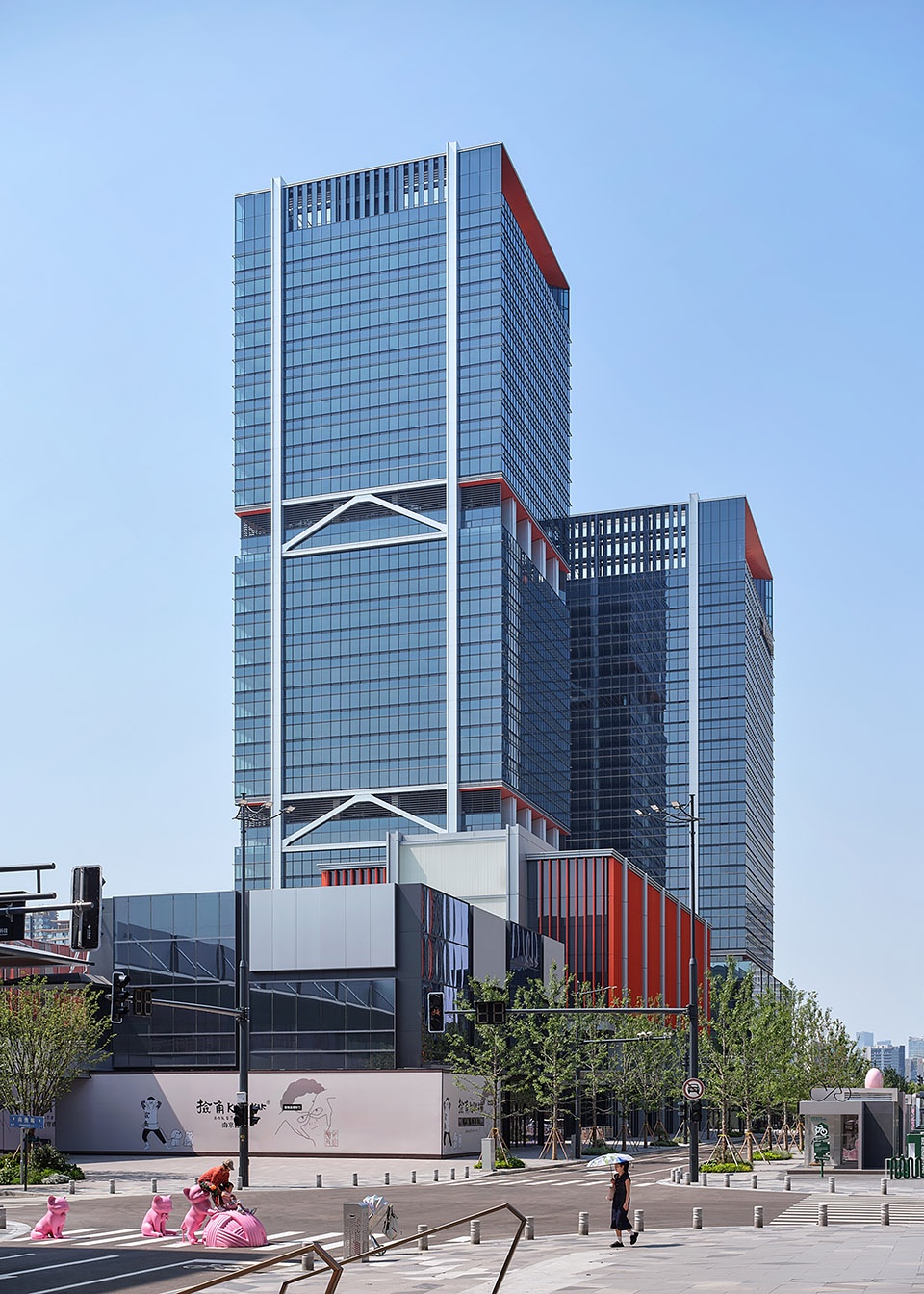 china resources land center office tower by dushe