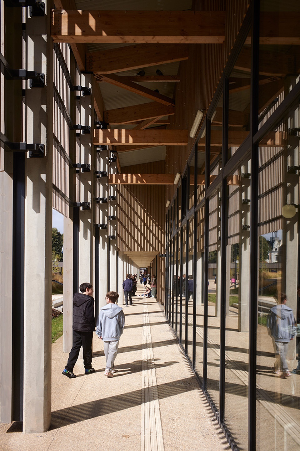 Robert Badinter Secondary School by Coldefy Relief Architecture