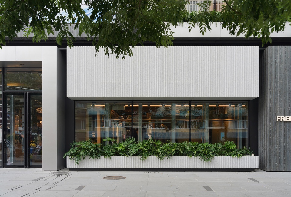 Facade and Public Space Renovation of the Street by moss architects