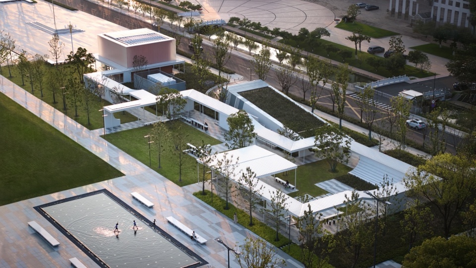 kunshan city square the above ground landscape architecture by dazhou and associates