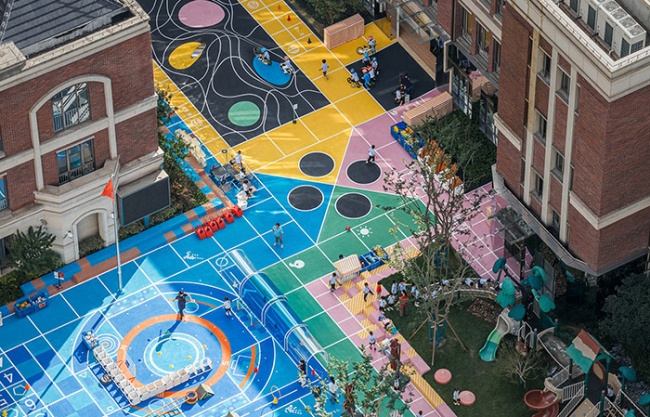 飞行棋幼儿园景观设计，上海 /  VIA维亚景观