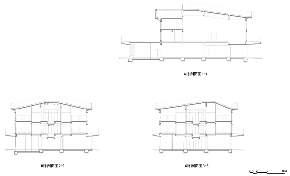 langtou gengxue education centre by fcjz