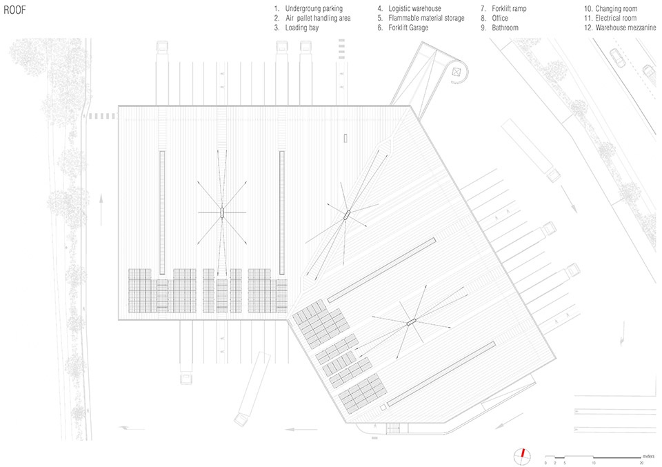 d b group logistics hangar by studio bressan studio botter