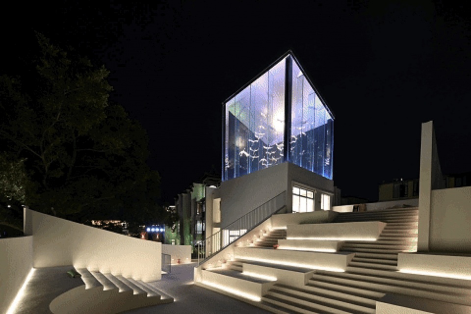 yanqian art center by vantree design