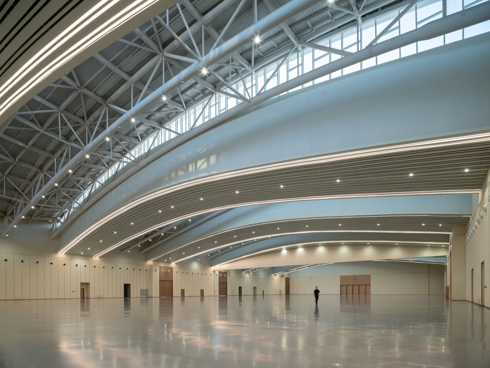 anji international convention and exhibtiion center by inernational frederic rolland architecture tus design group