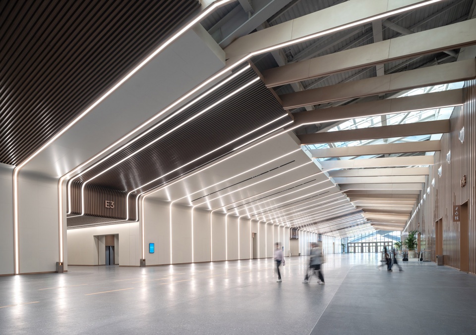 anji international convention and exhibtiion center by inernational frederic rolland architecture tus design group