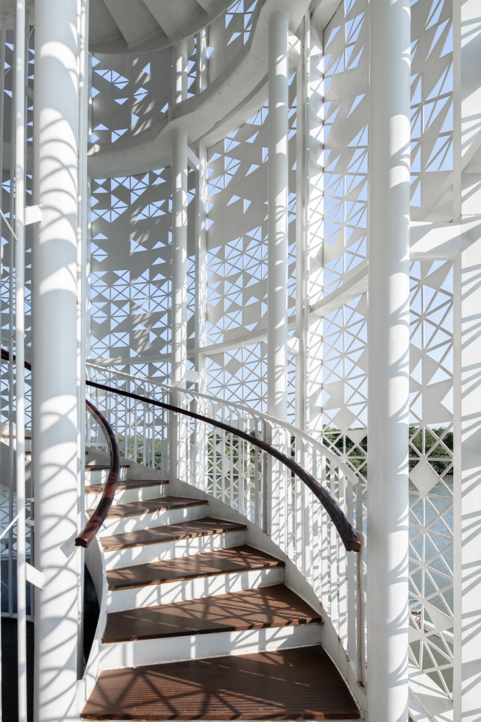 observation tower of dongzhai harbor mangrove natural reserve area by architectural design research institute of scut co ltd
