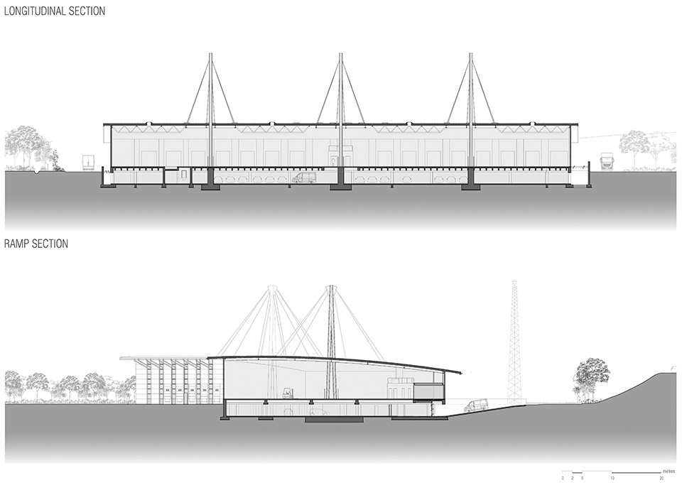 d b group logistics hangar by studio bressan studio botter