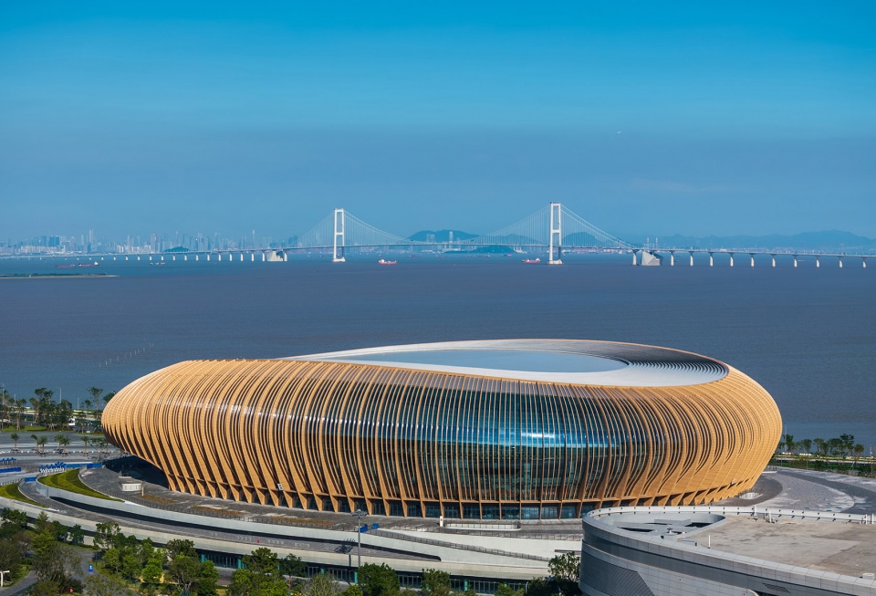 Greater Bay Area Sports Centre by Zaha Hadid Architects