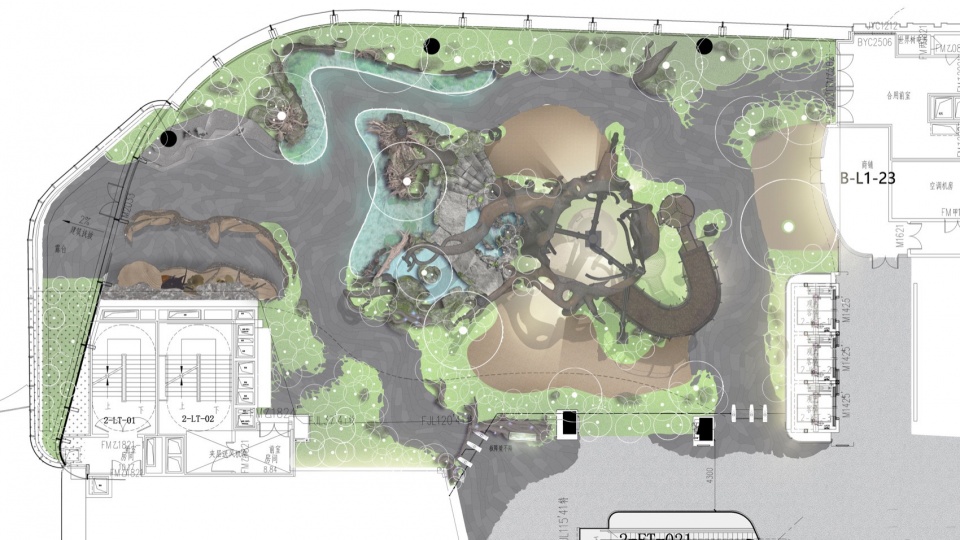 Overall Wonder Tree Installation Design