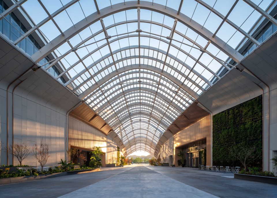 anji international convention and exhibtiion center by inernational frederic rolland architecture tus design group