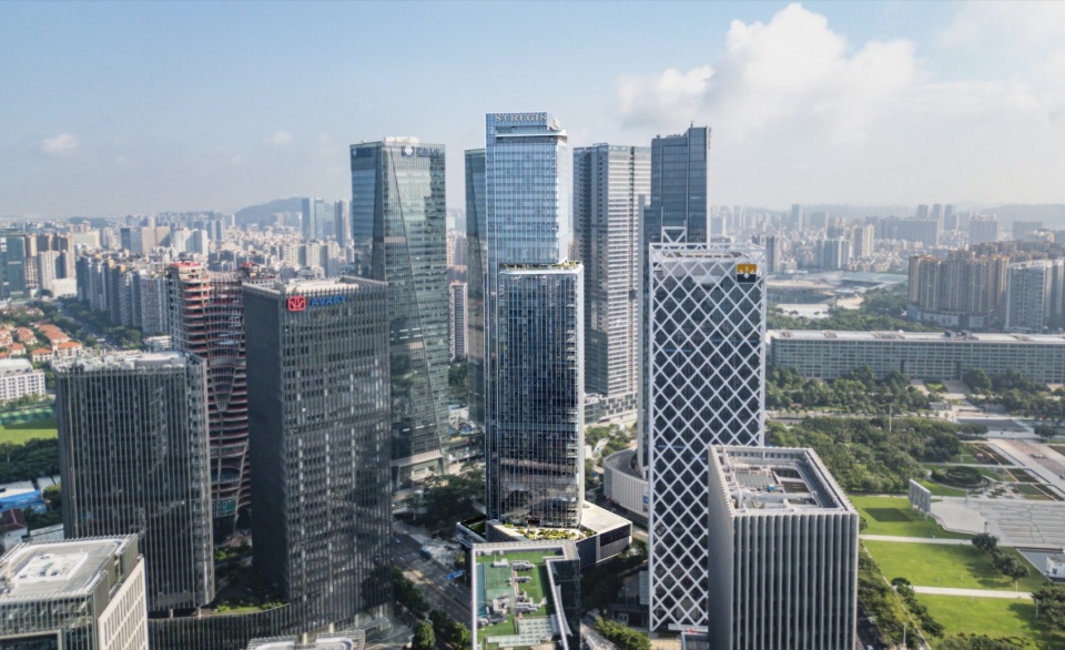 oct ruiwan tower and the st regis shenzhen baoan by aedas