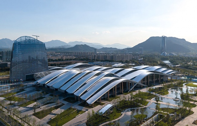  Anji International Convention and Exhibition Center by INTERNATIONAL FREDERIC ROLLAND ARCHITECTURE + TUS-Design Group Co., Ltd.