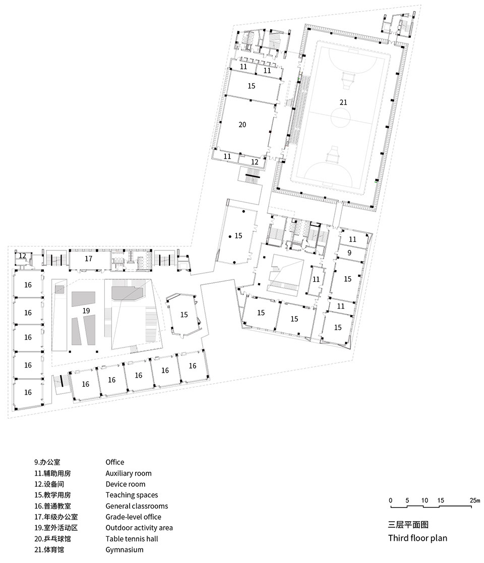 The Relocation and Expansion Project of Wuning Middle School in Putuo District Shanghai by Atelier Archmixing 拷贝