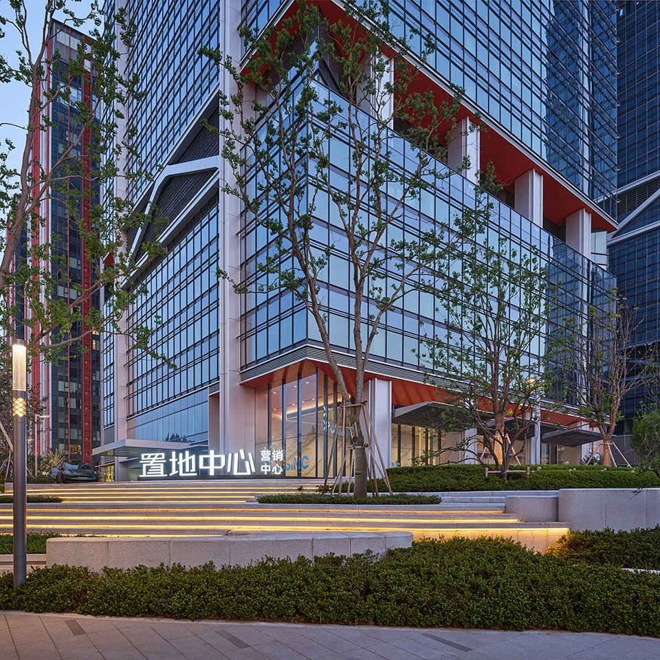 china resources land center office tower by dushe