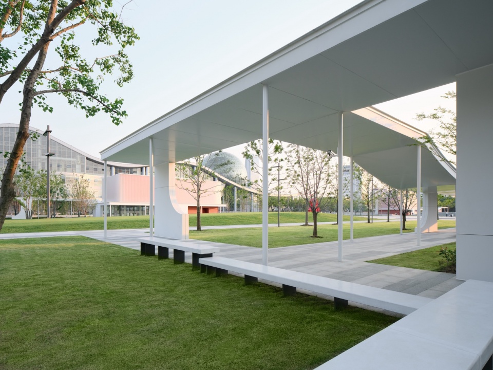 kunshan city square the above ground landscape architecture by dazhou and associates