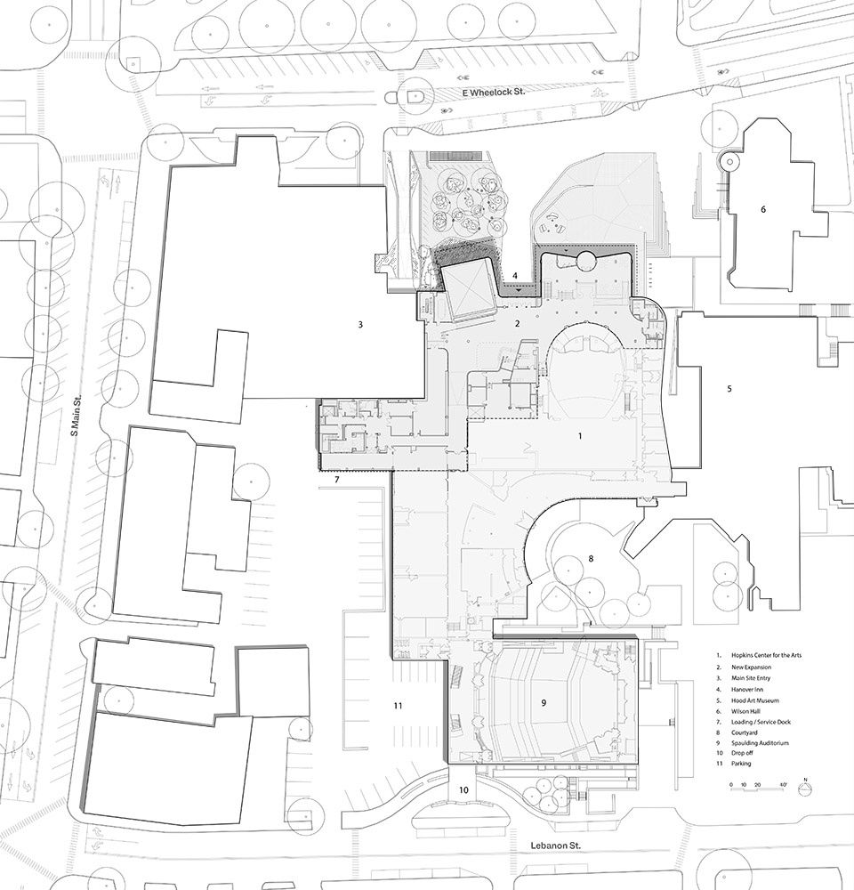 the hopkins center expansion by snohetta