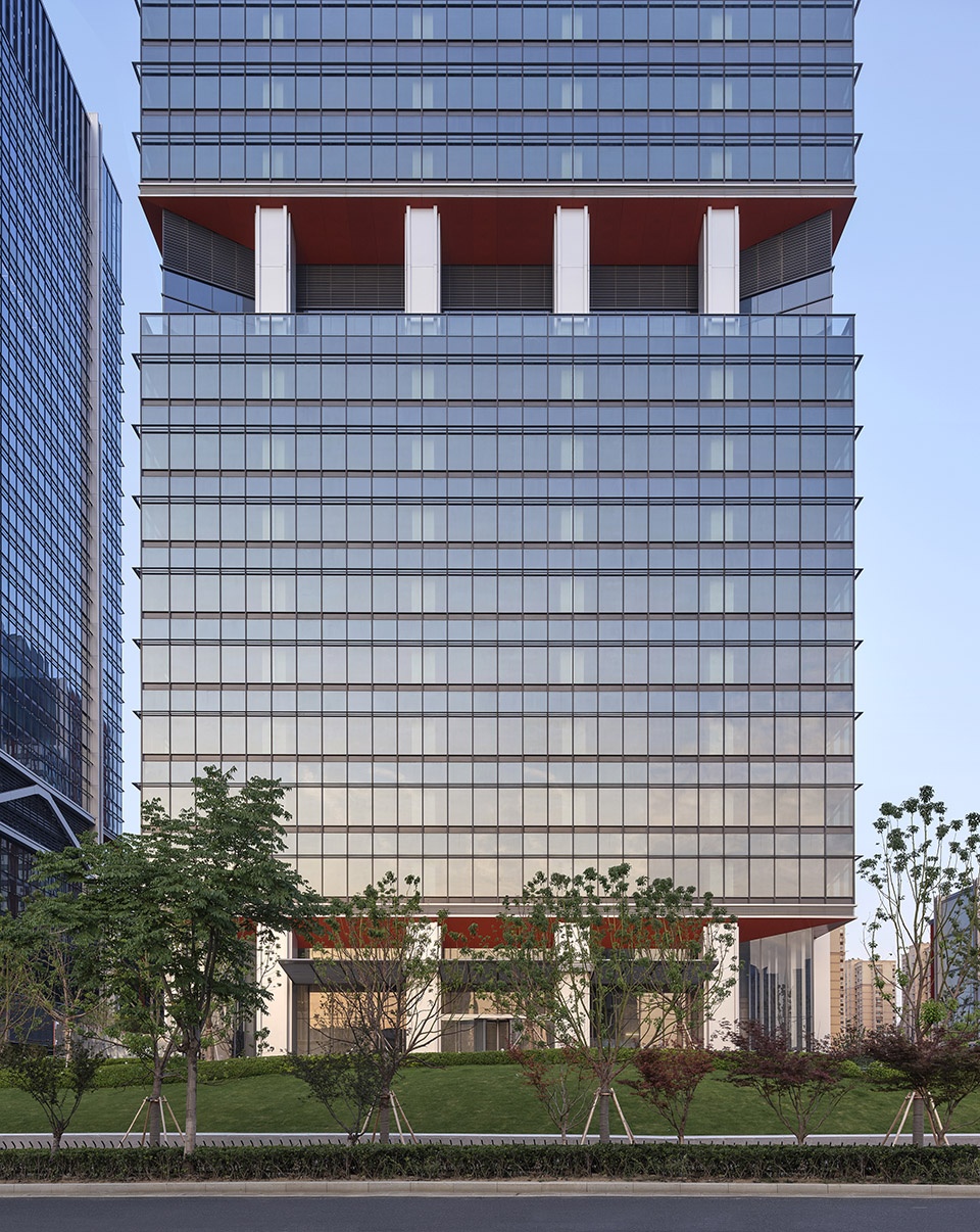 china resources land center office tower by dushe