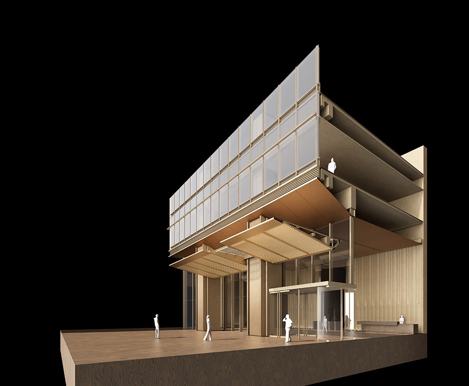 china resources land center office tower by dushe