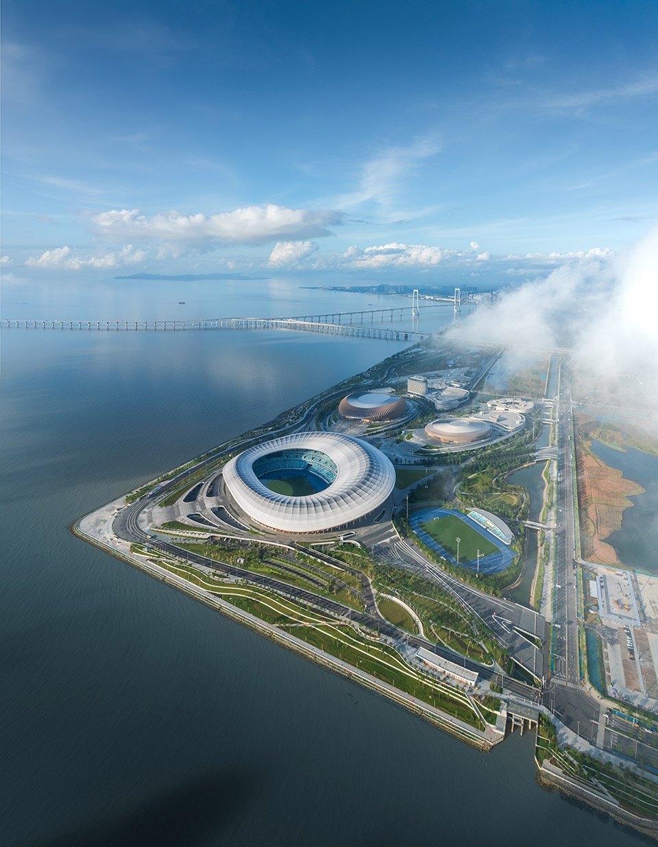 Greater Bay Area Sports Centre by Zaha Hadid Architects