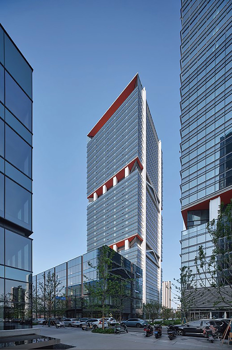 china resources land center office tower by dushe