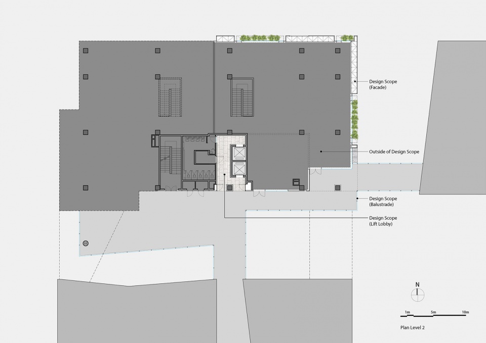 Facade and Public Space Renovation of the Street by moss architects