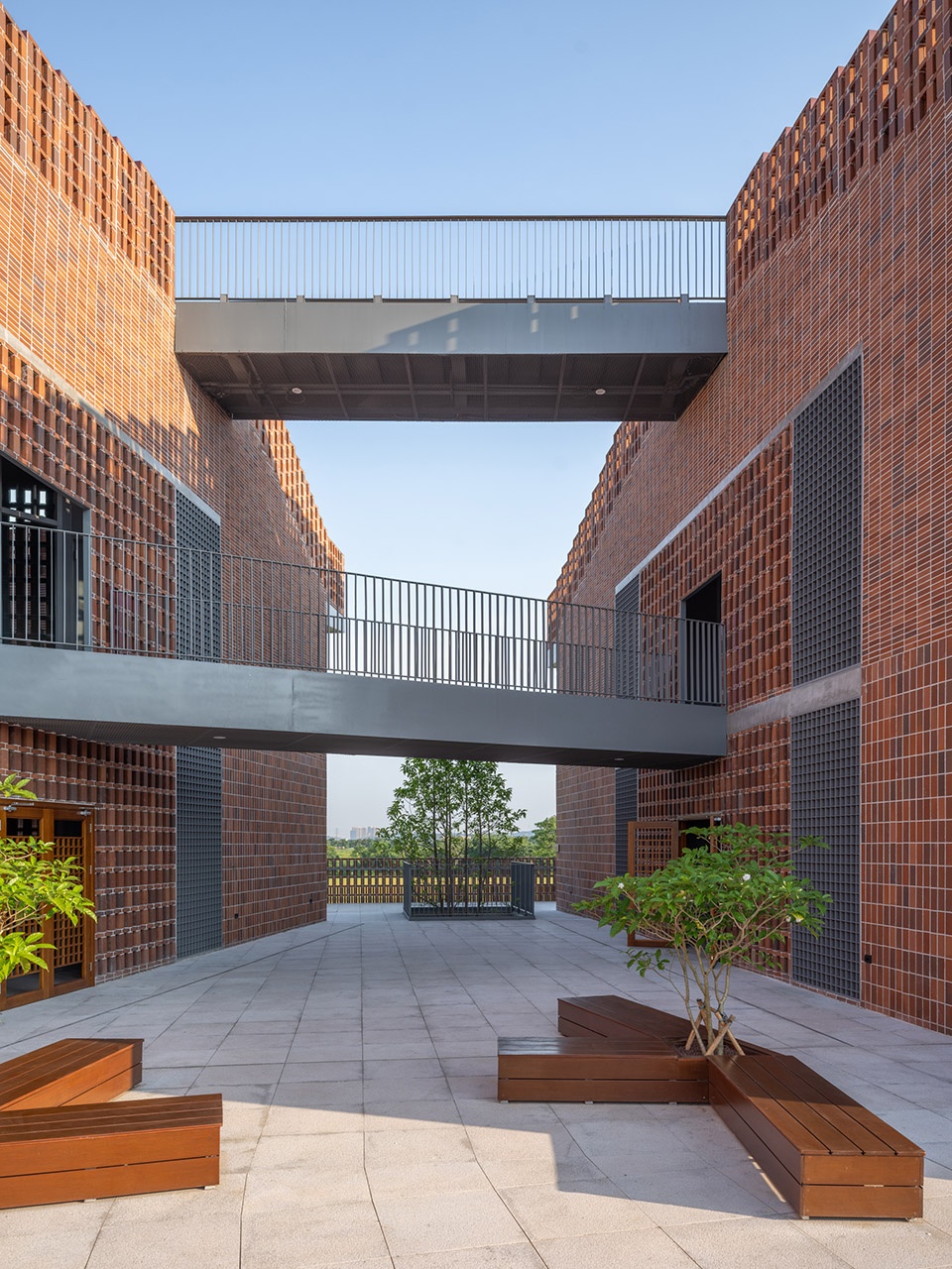 langtou gengxue education centre by fcjz