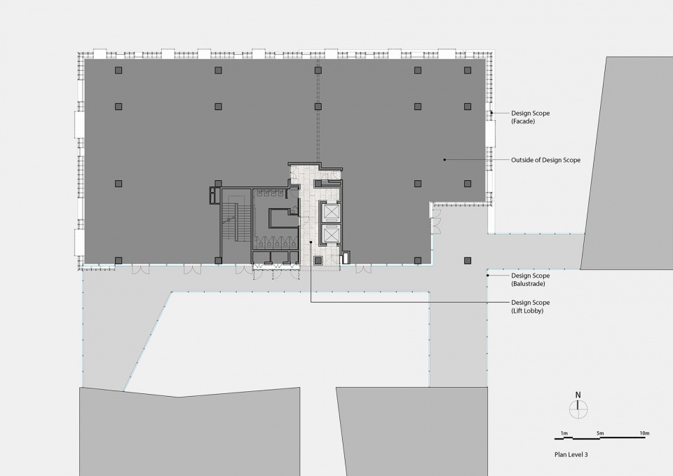 Facade and Public Space Renovation of the Street by moss architects