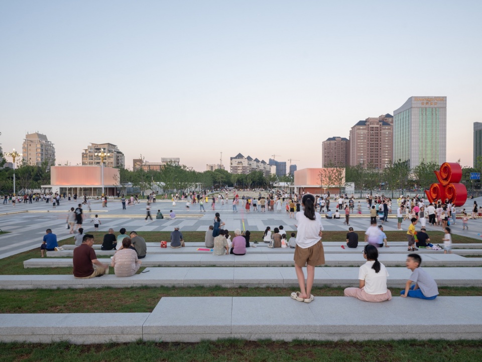 kunshan city square the above ground landscape architecture by dazhou and associates