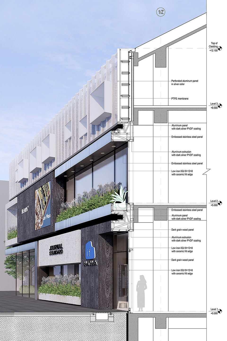Facade and Public Space Renovation of the Street by moss architects