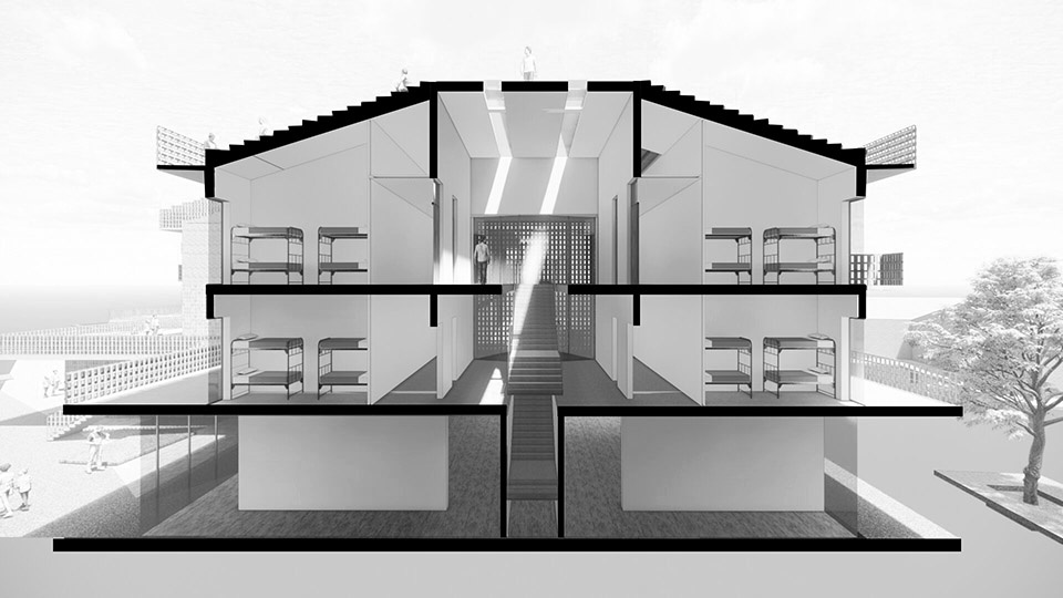 langtou gengxue education centre by fcjz