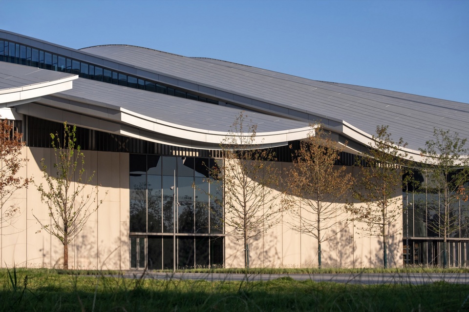 anji international convention and exhibtiion center by inernational frederic rolland architecture tus design group