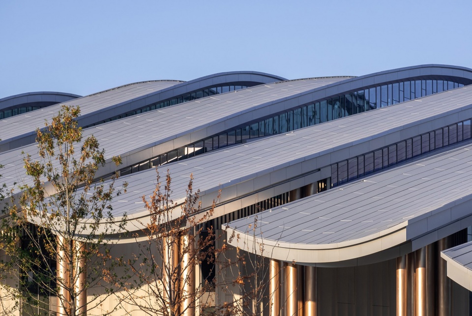 anji international convention and exhibtiion center by inernational frederic rolland architecture tus design group
