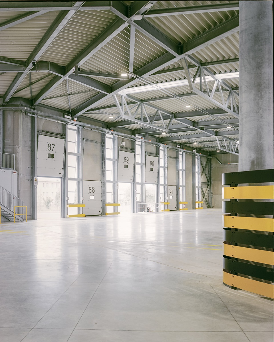 d b group logistics hangar by studio bressan studio botter
