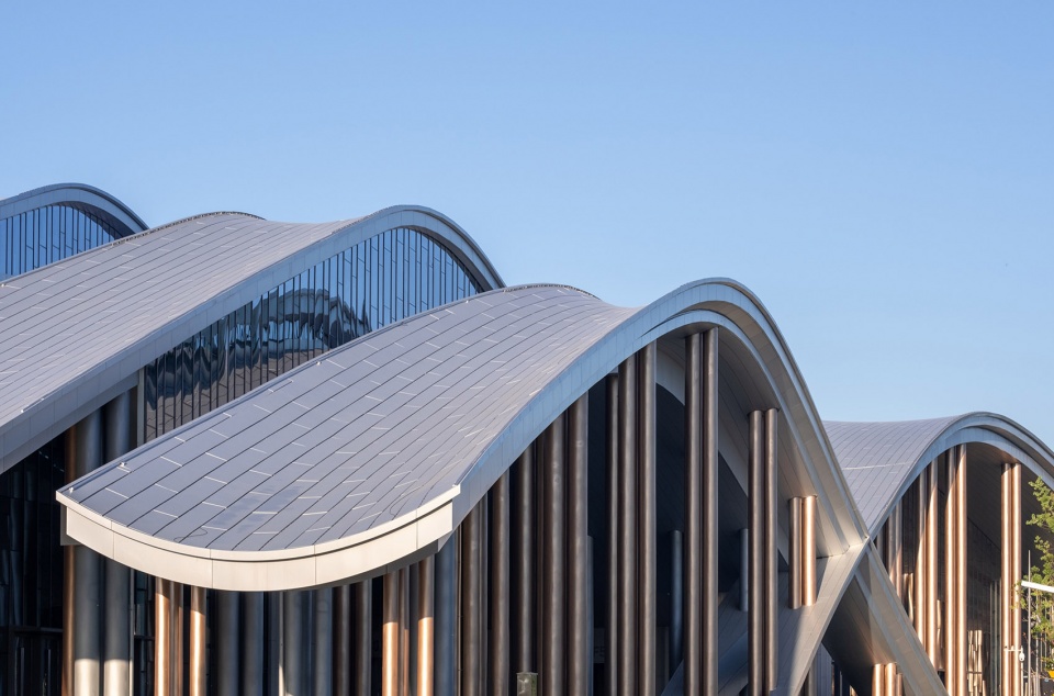 anji international convention and exhibtiion center by inernational frederic rolland architecture tus design group
