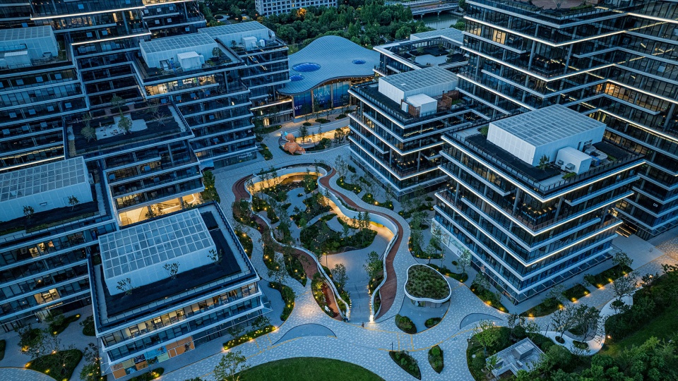 design of alibaba center hangzhou future park by ups work