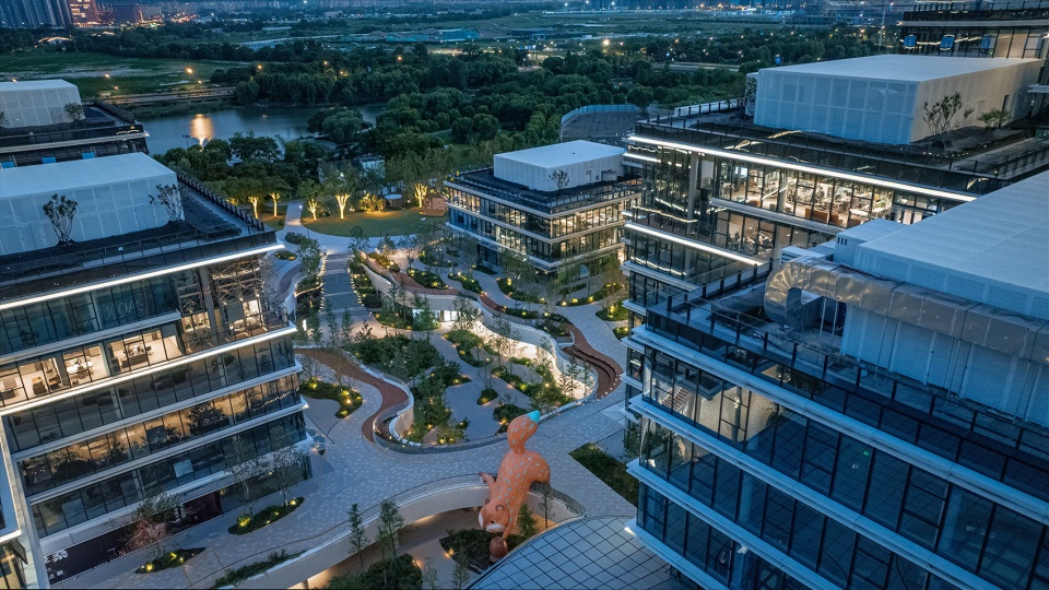 design of alibaba center hangzhou future park by ups work
