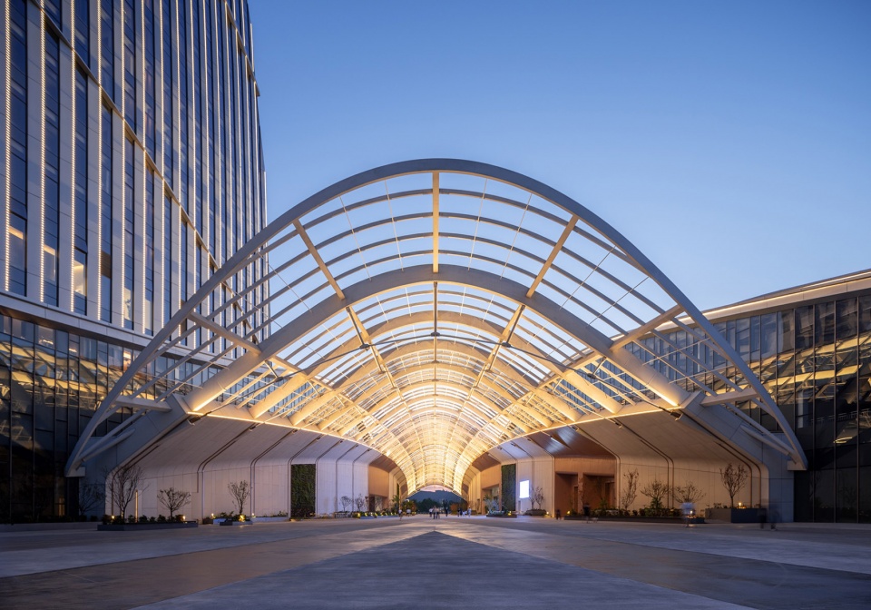 anji international convention and exhibtiion center by inernational frederic rolland architecture tus design group