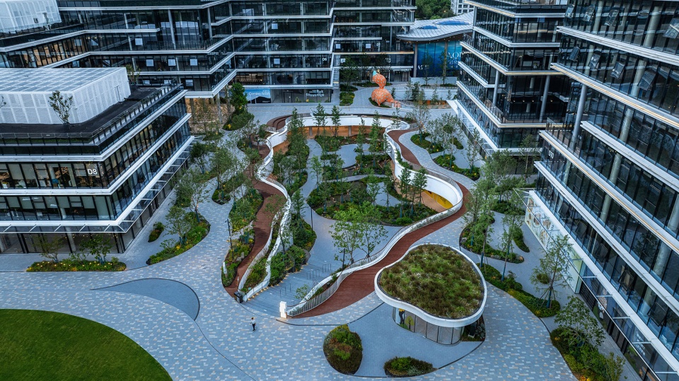 design of alibaba center hangzhou future park by ups work