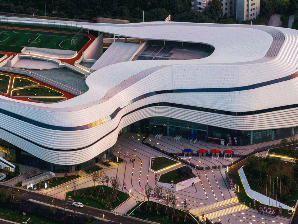 Xinchang Globular Center by line+ Zhu Peidong - 谷德设计网