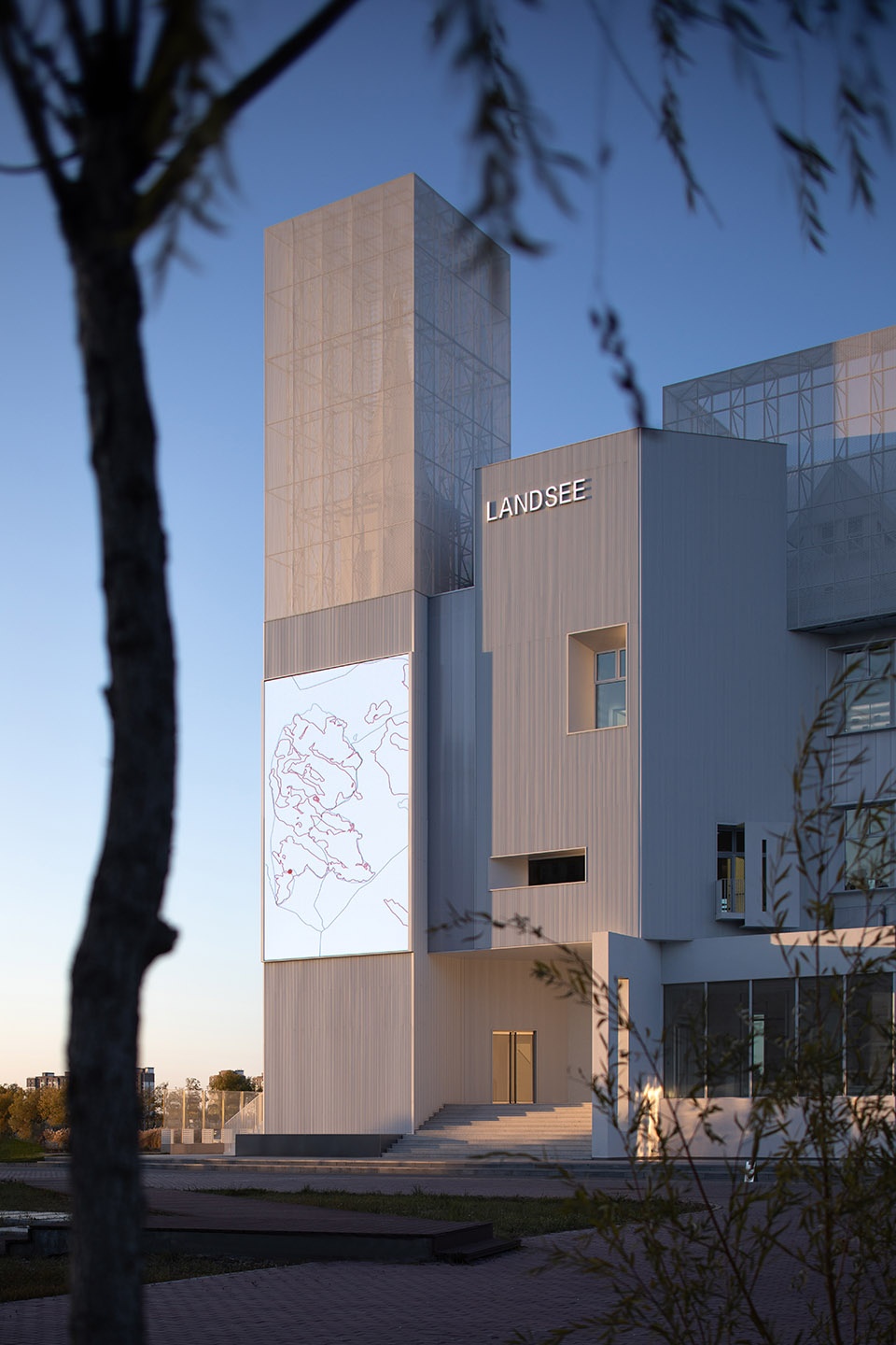 lande lake art center by slow coral design