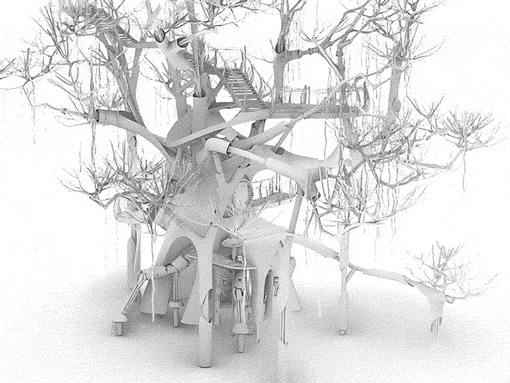 Overall Wonder Tree Installation Design dl6