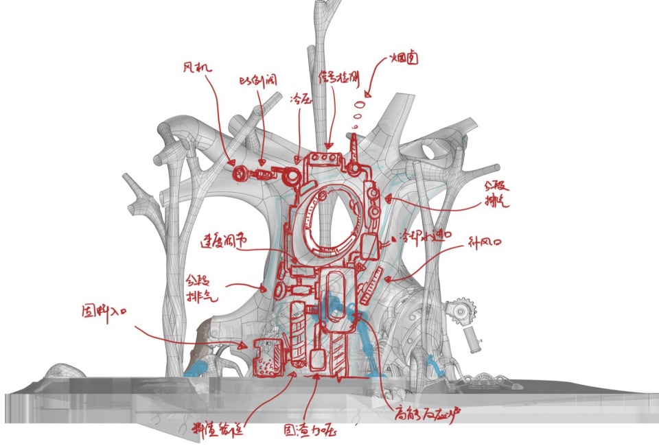 Overall Wonder Tree Installation Design