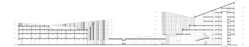 Campus Headquater Life Support Building Section