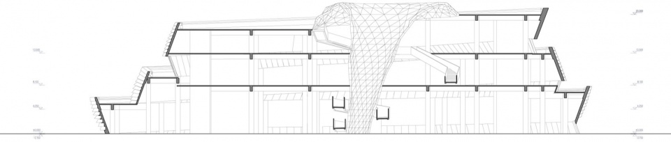 Cloud Pavilion Section A A